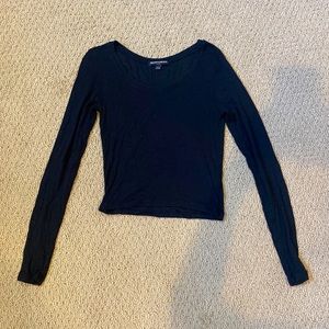Long Sleeve, Black, Brandy Melville Top